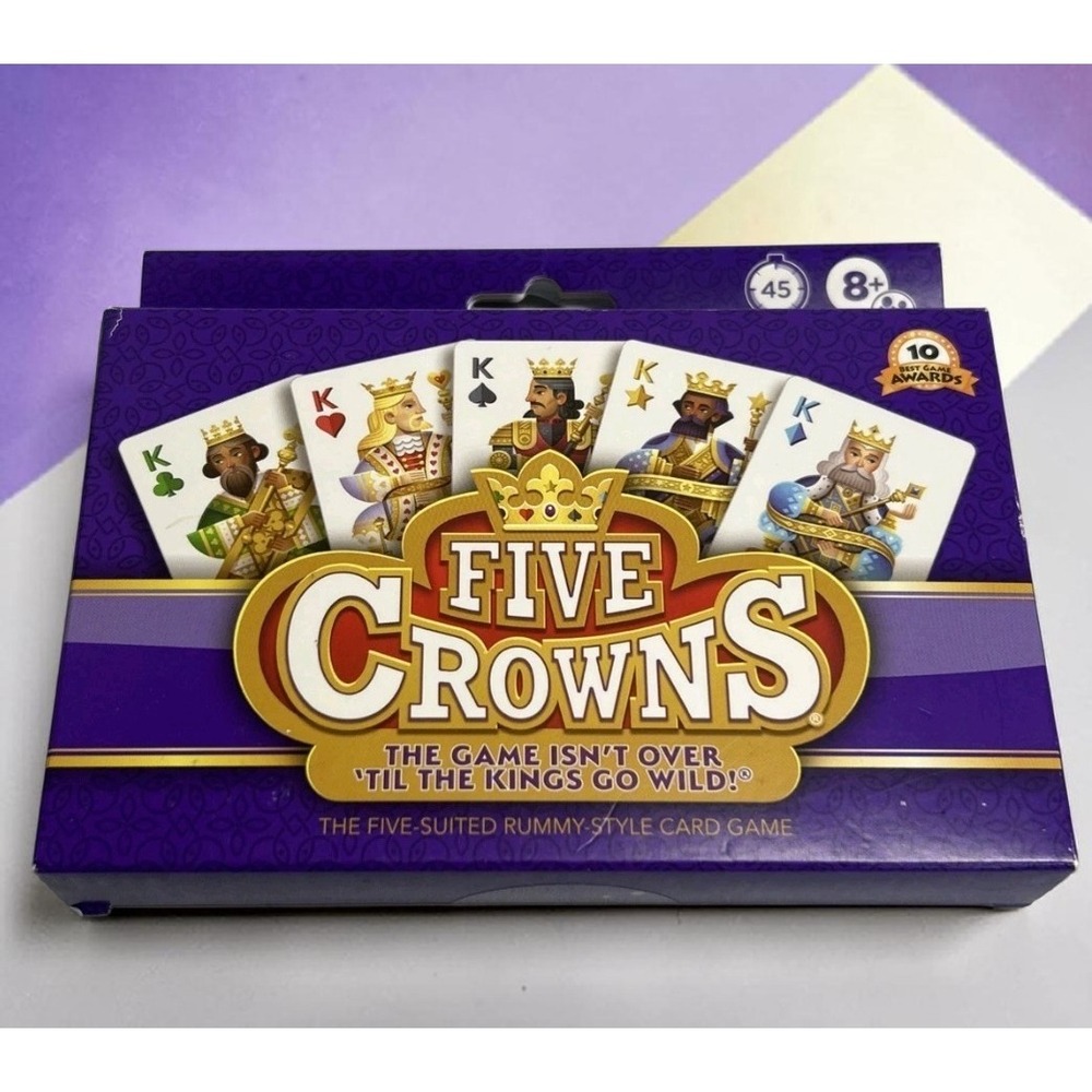 NEW Five Crowns 5-Suited Rummy-Style Card Game Award Winning